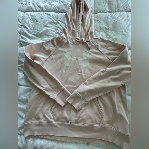 Under Armour Pink Knit Sweater Soft Relaxed Fit - Picture 1 of 5